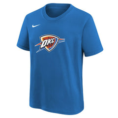 Oklahoma City Thunder Youth Team Essential Logo T-Shirt Blue