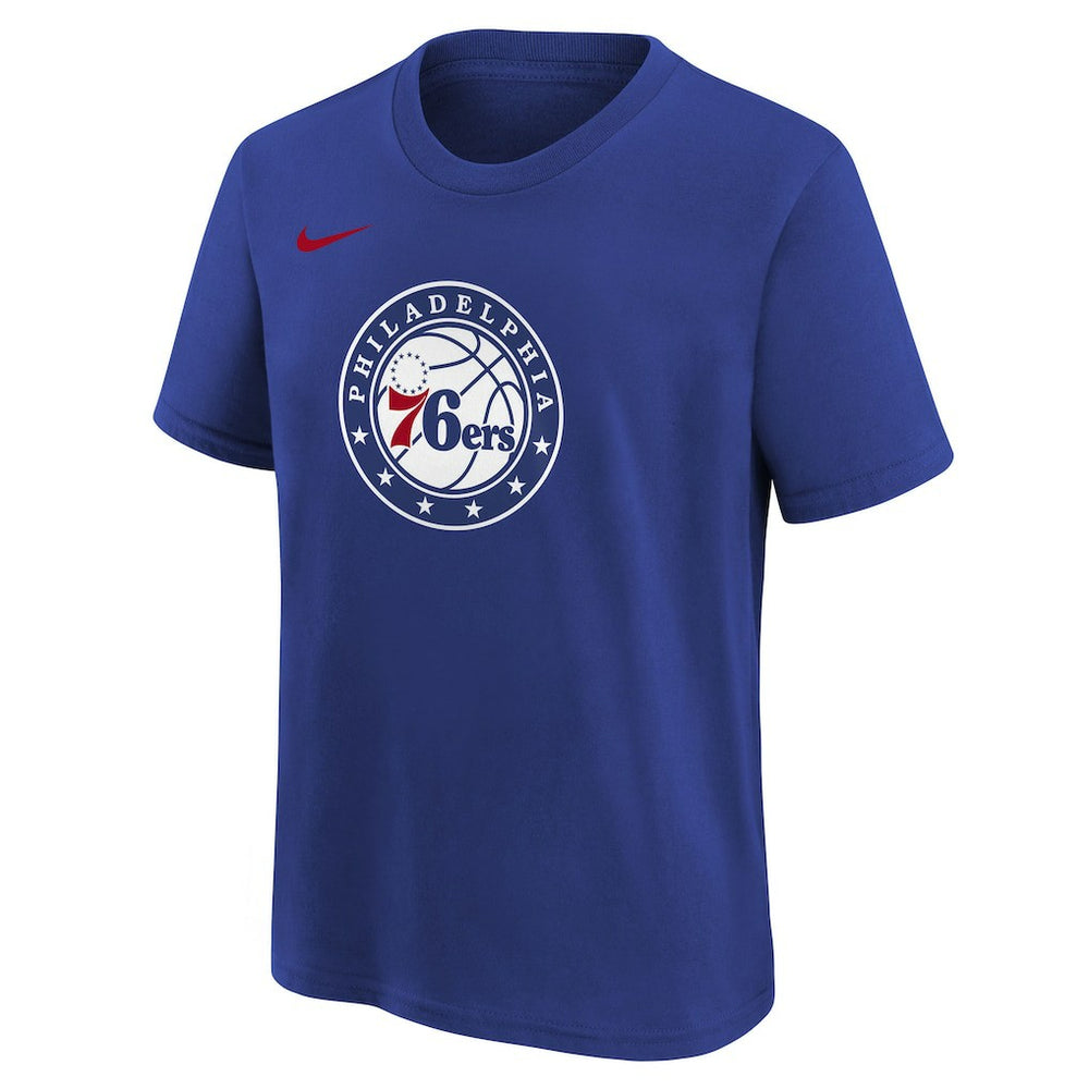 Philadelphia 76ers Youth Team Essential Logo T-Shirt Royal