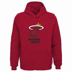 Miami Heat Outerstuff Youth Primary Logo Pullover Hoodie Red