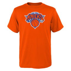 New York Knicks Outerstuff Youth Primary Logo T-Shirt Orange