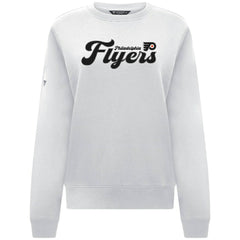 NHL Philadelphia Flyers Levelwear Women's Yvette Big Script Tri-Blend Sweatshirt - White