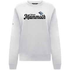 NHL Utah Mammoth Levelwear Women's Yvette Big Script Tri-Blend Sweatshirt - White