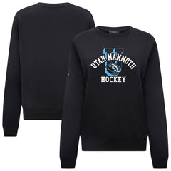 NHL Utah Mammoth Levelwear Women's Yvette Limelight Big Letter Sweatshirt - Black