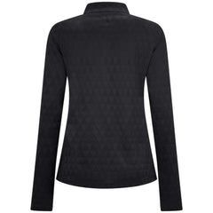 NHL Vancouver Canucks Levelwear Women's Spike Raglan Quarter-Zip Top - Black