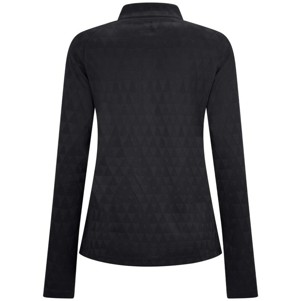 NHL Florida Panthers Levelwear Women's Spike Raglan Quarter-Zip Top - Black