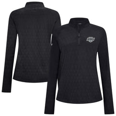 NHL Los Angeles Kings Levelwear Women's Spike Raglan Quarter-Zip Top - Black