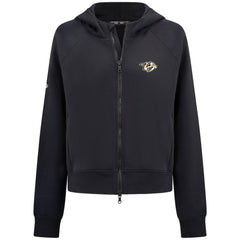 NHL Nashville Predators Levelwear Women's Judd Raglan Full-Zip Hoodie - Black