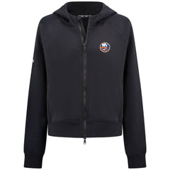 NHL New York Islanders Levelwear Women's Judd Raglan Full-Zip Hoodie - Black