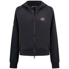 NHL Montreal Canadiens Levelwear Women's Judd Raglan Full-Zip Hoodie - Black