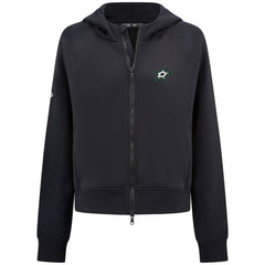 NHL Dallas Stars Levelwear Women's Judd Raglan Full-Zip Hoodie - Black