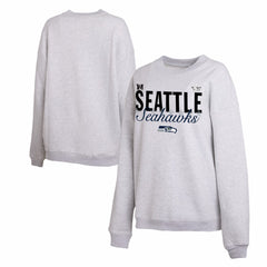 Seattle Seahawks WEAR by Erin Andrews Women's Super Bowl LX Fleece Sweatshirt Gray