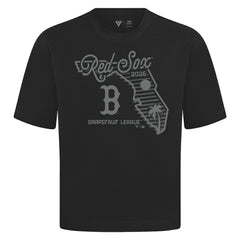 Boston Red Sox Levelwear Sunrise Luxe Signature Knit T-Shirt - Black T-shirts