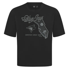 Toronto Blue Jays Levelwear Sunrise Luxe Signature Knit T-Shirt - Black T-shirts