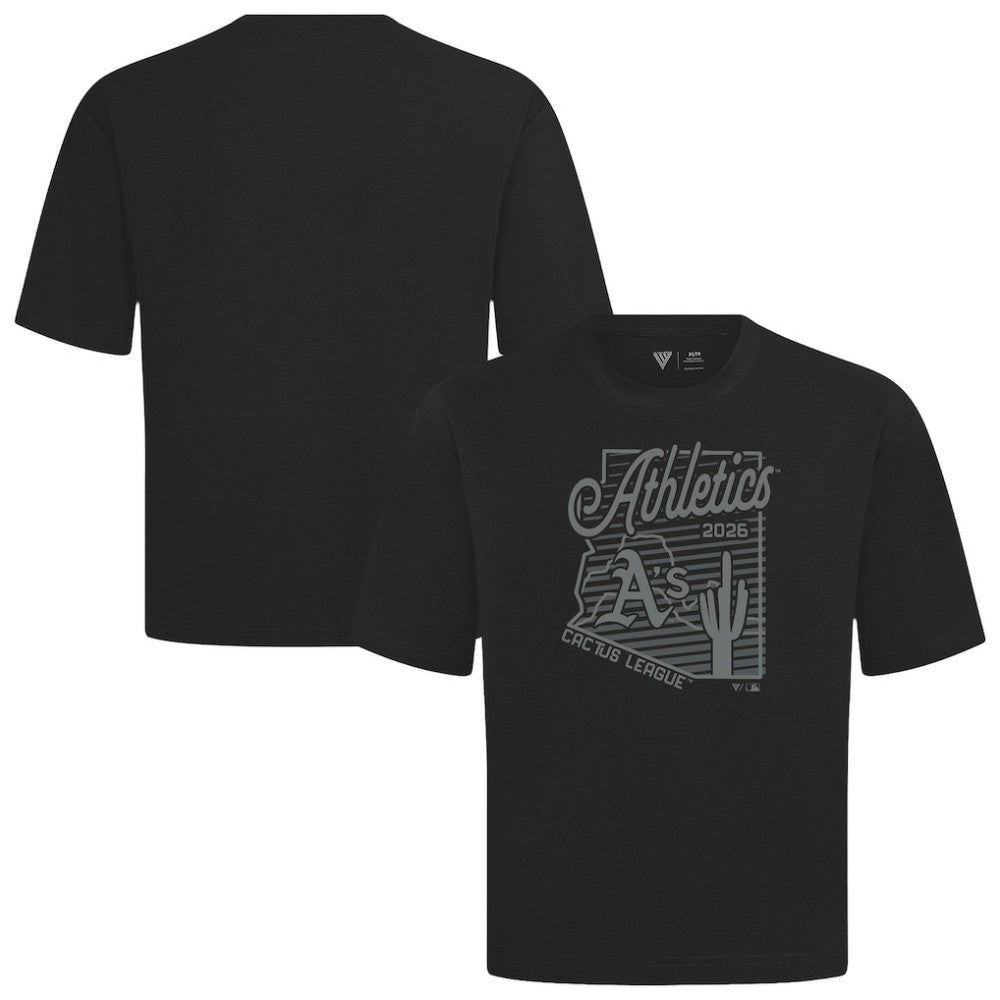 Athletics Levelwear Sunrise Luxe Signature Knit T-Shirt - Black T-shirts