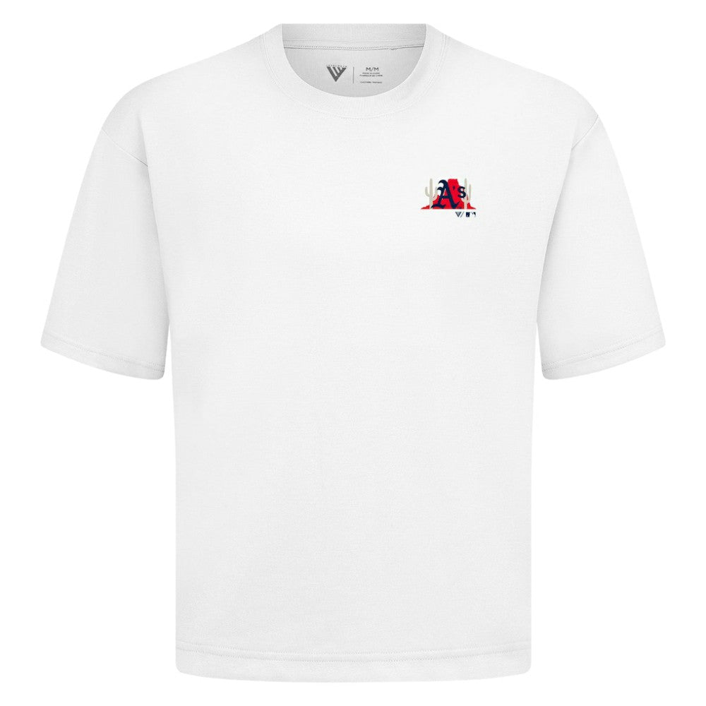 Athletics Levelwear  Luxe Signature Knit T-Shirt - White T-shirts