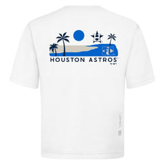 Houston Astros Levelwear  Luxe Signature Knit T-Shirt - White T-shirts