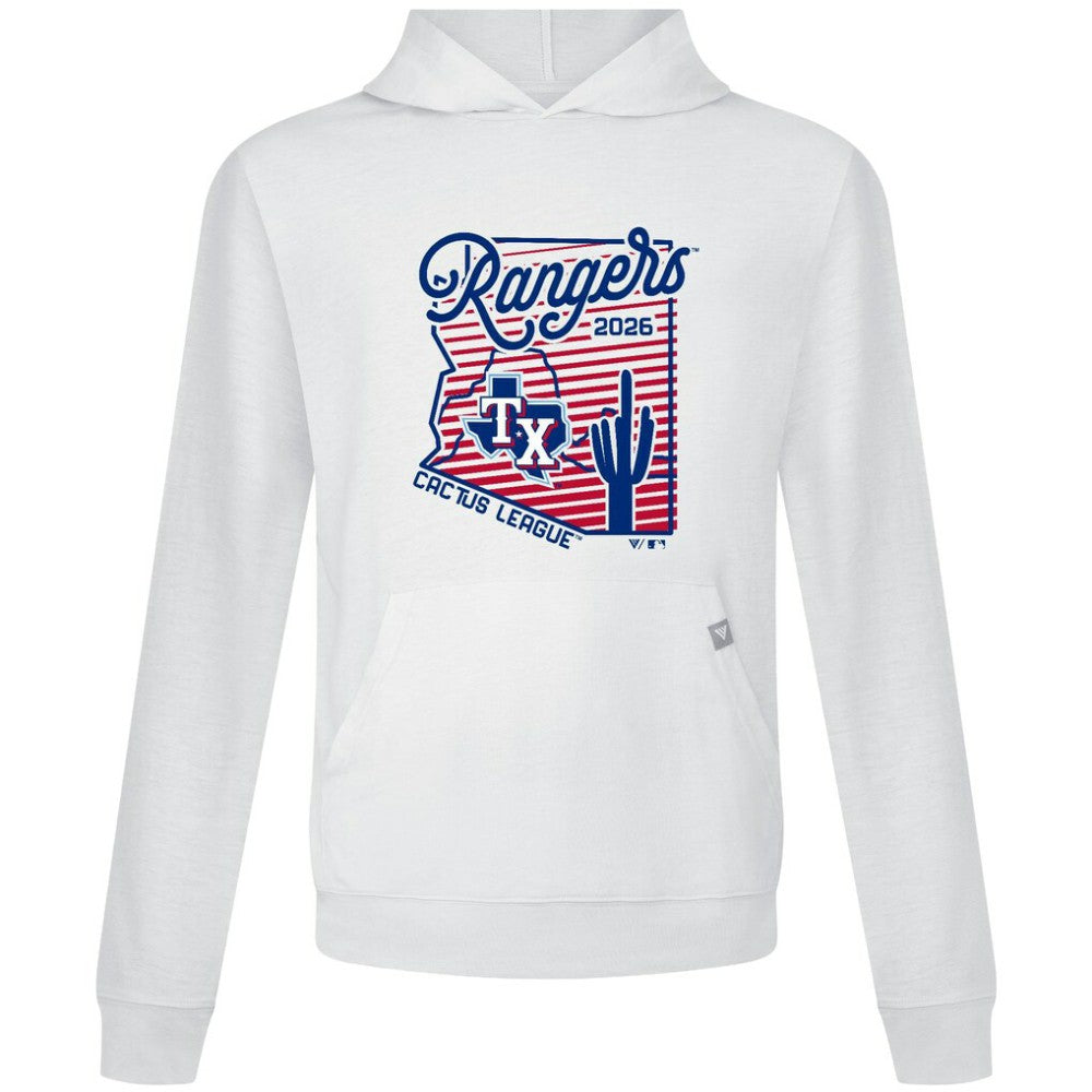 Texas Rangers Levelwear Sunrise Relay Hoodie - White Hoodies