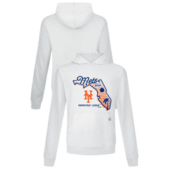New York Mets Levelwear Sunrise Relay Hoodie - White Hoodies