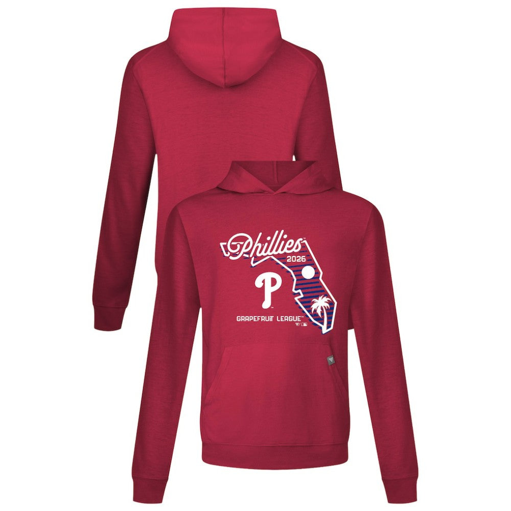 Philadelphia Phillies Levelwear Sunrise Relay Hoodie - Red Hoodies
