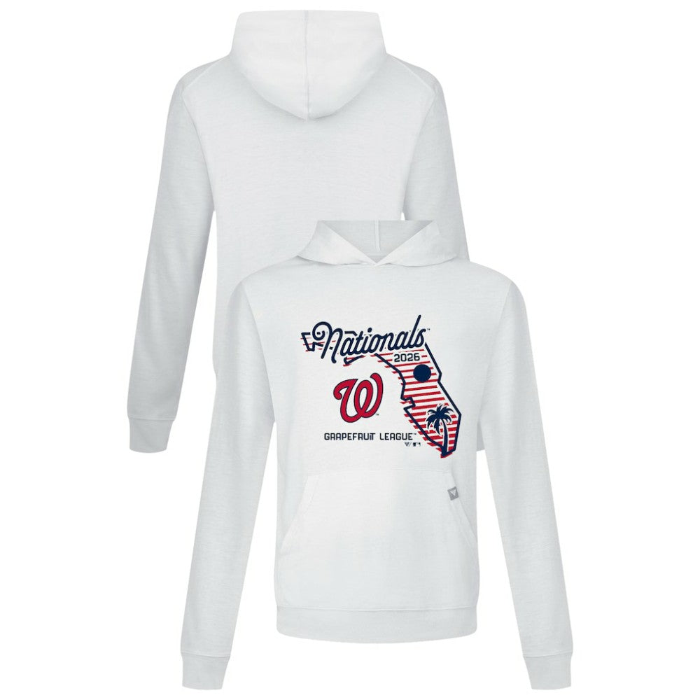 Washington Nationals Levelwear Sunrise Relay Hoodie - White Hoodies