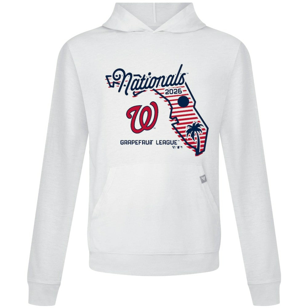 Washington Nationals Levelwear Sunrise Relay Hoodie - White Hoodies