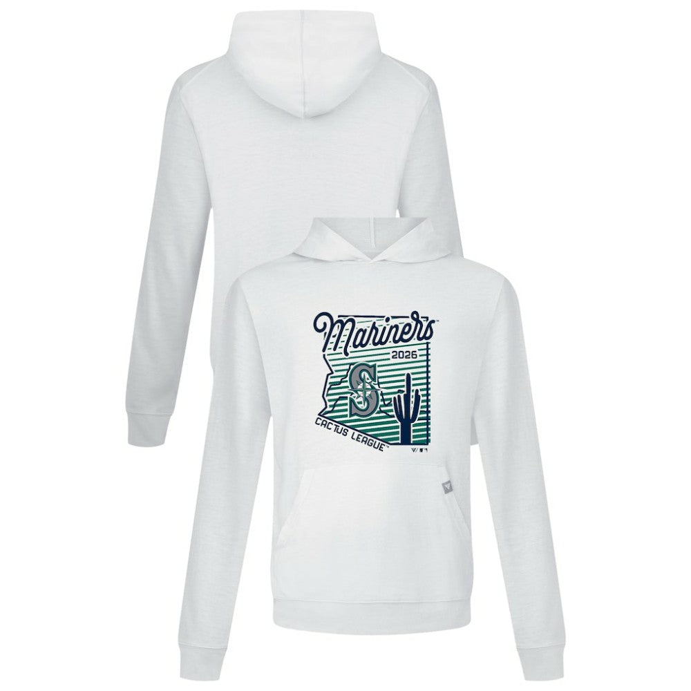 Seattle Mariners Levelwear Sunrise Relay Hoodie - White Hoodies