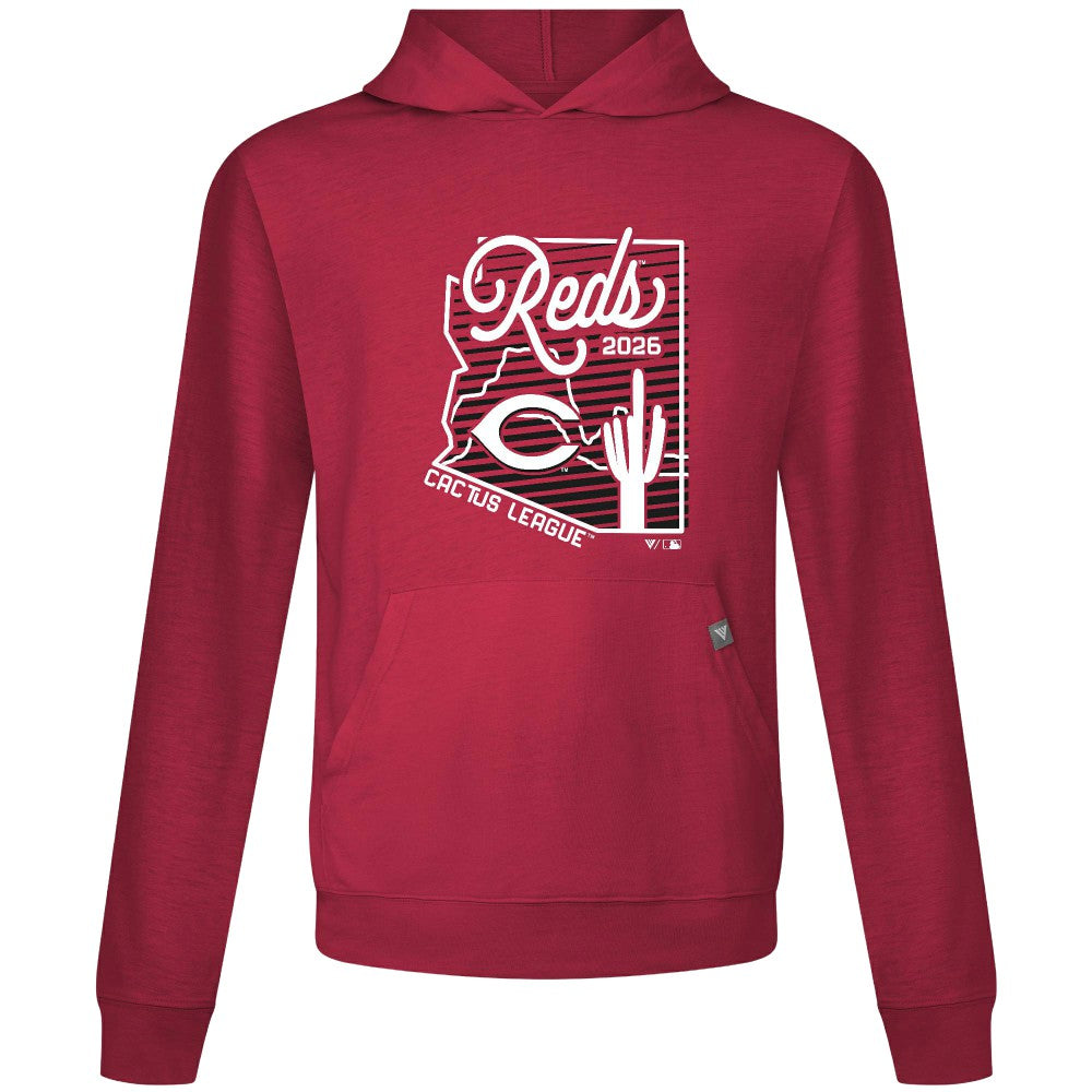 Cincinnati Reds Levelwear Sunrise Relay Hoodie - Red Hoodies