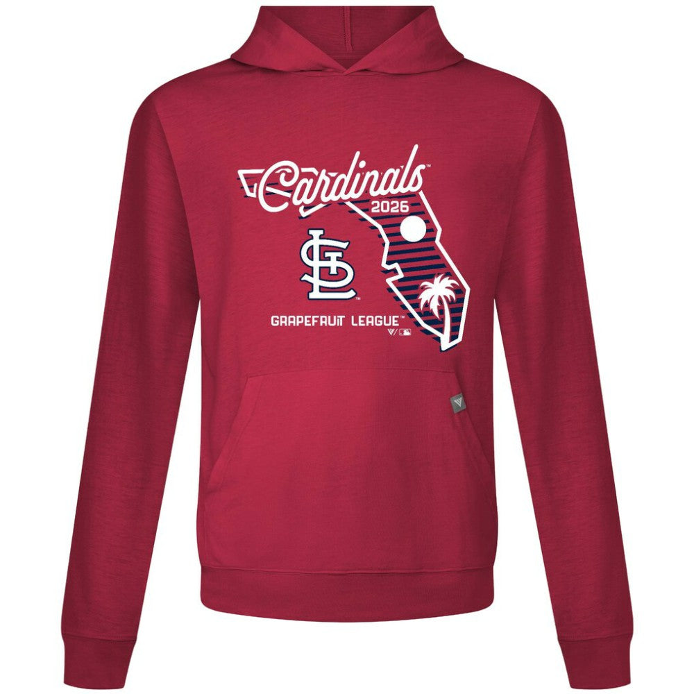 St. Louis Cardinals Levelwear Sunrise Relay Hoodie - Red Hoodies