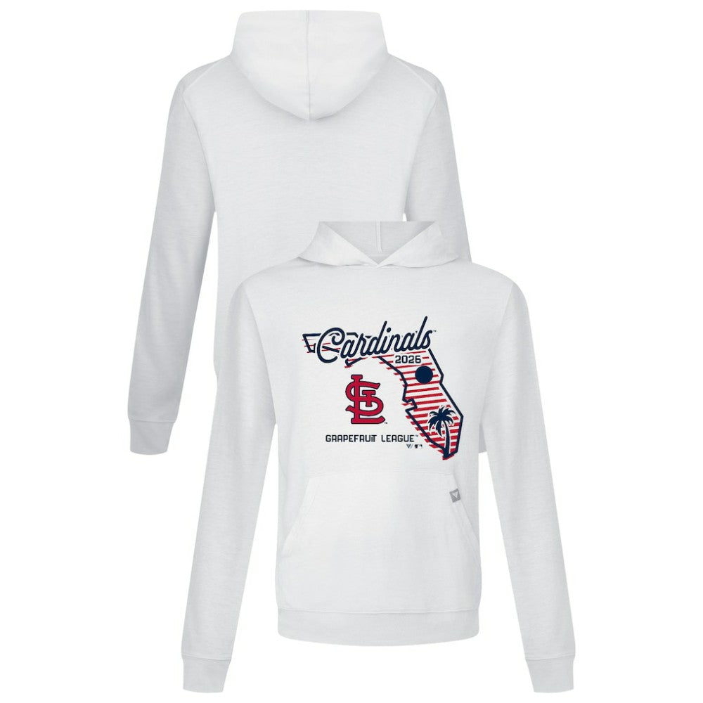 St. Louis Cardinals Levelwear Sunrise Relay Hoodie - White Hoodies