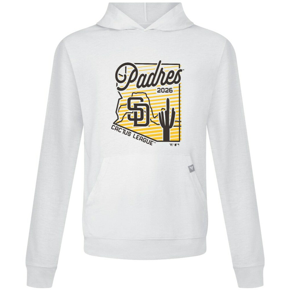 San Diego Padres Levelwear Sunrise Relay Hoodie - White Hoodies