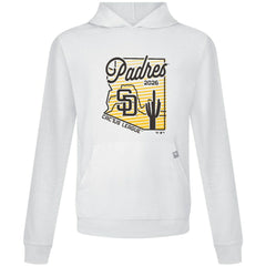 San Diego Padres Levelwear Sunrise Relay Hoodie - White Hoodies
