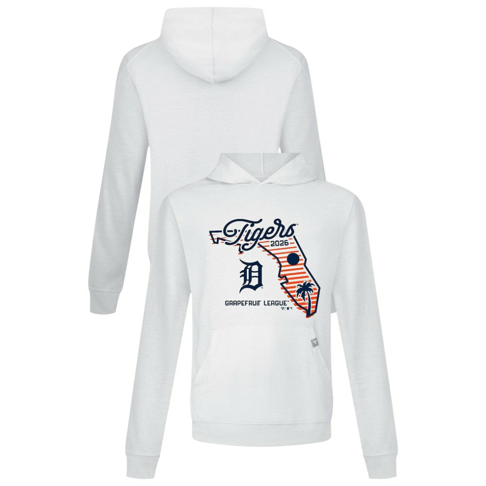 Detroit Tigers Levelwear Sunrise Relay Hoodie - White Hoodies