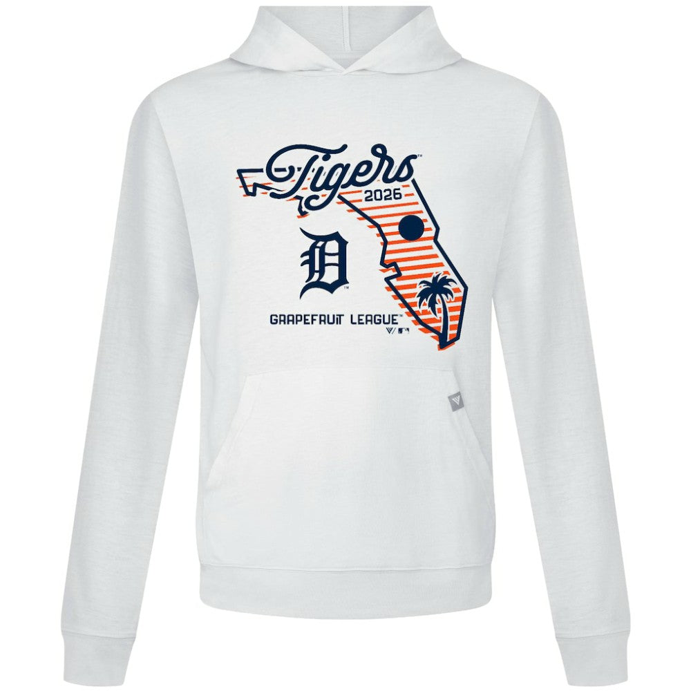 Detroit Tigers Levelwear Sunrise Relay Hoodie - White Hoodies