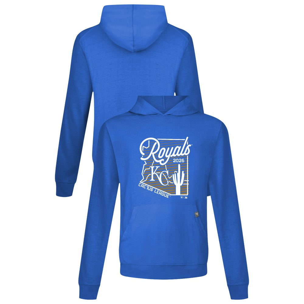 Kansas City Royals Levelwear Sunrise Relay Hoodie - Royal Hoodies