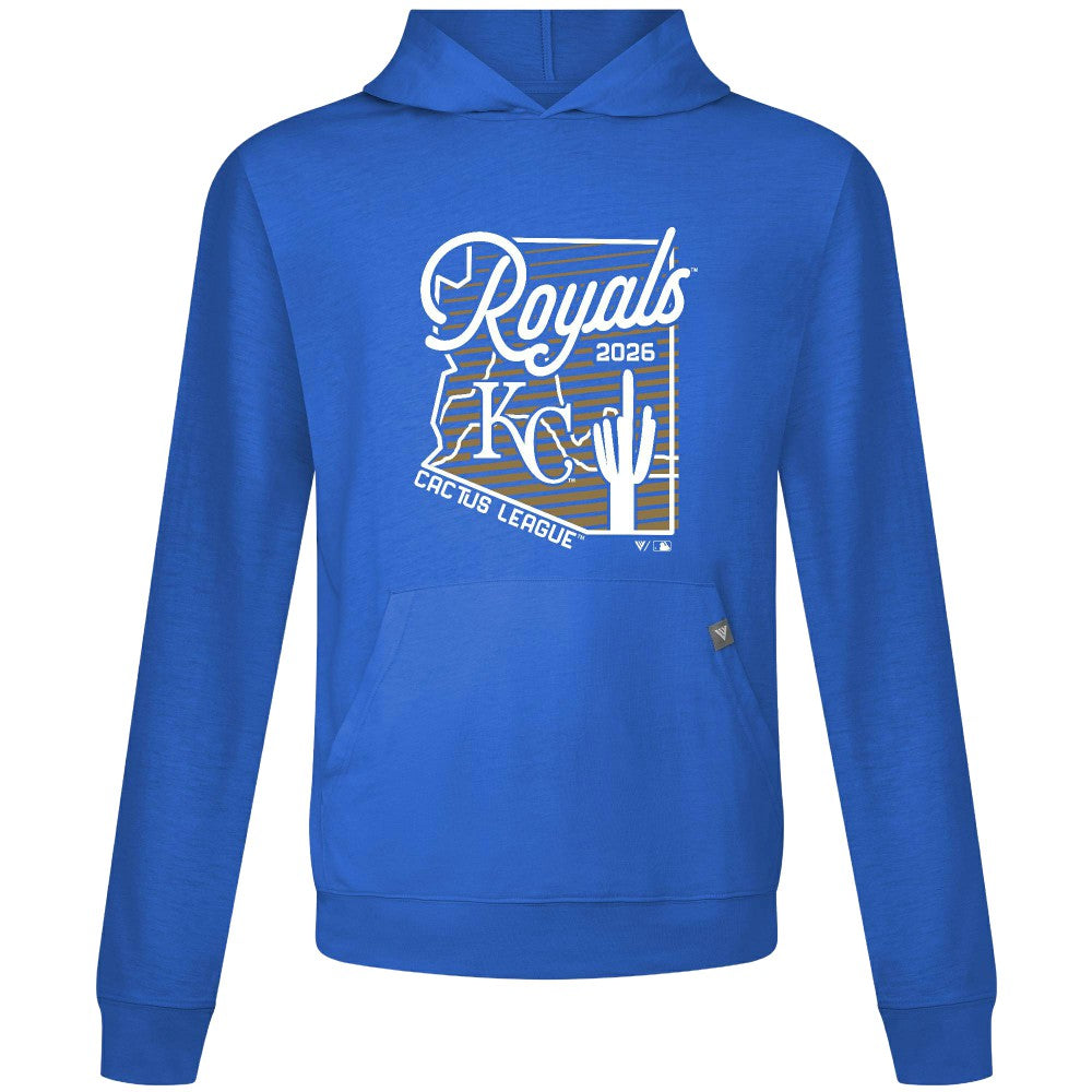 Kansas City Royals Levelwear Sunrise Relay Hoodie - Royal Hoodies