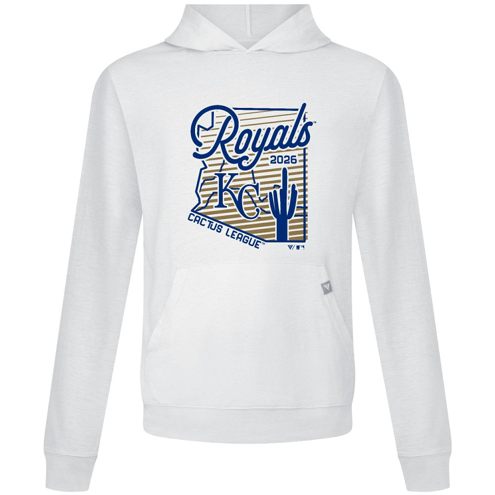 Kansas City Royals Levelwear Sunrise Relay Hoodie - White Hoodies