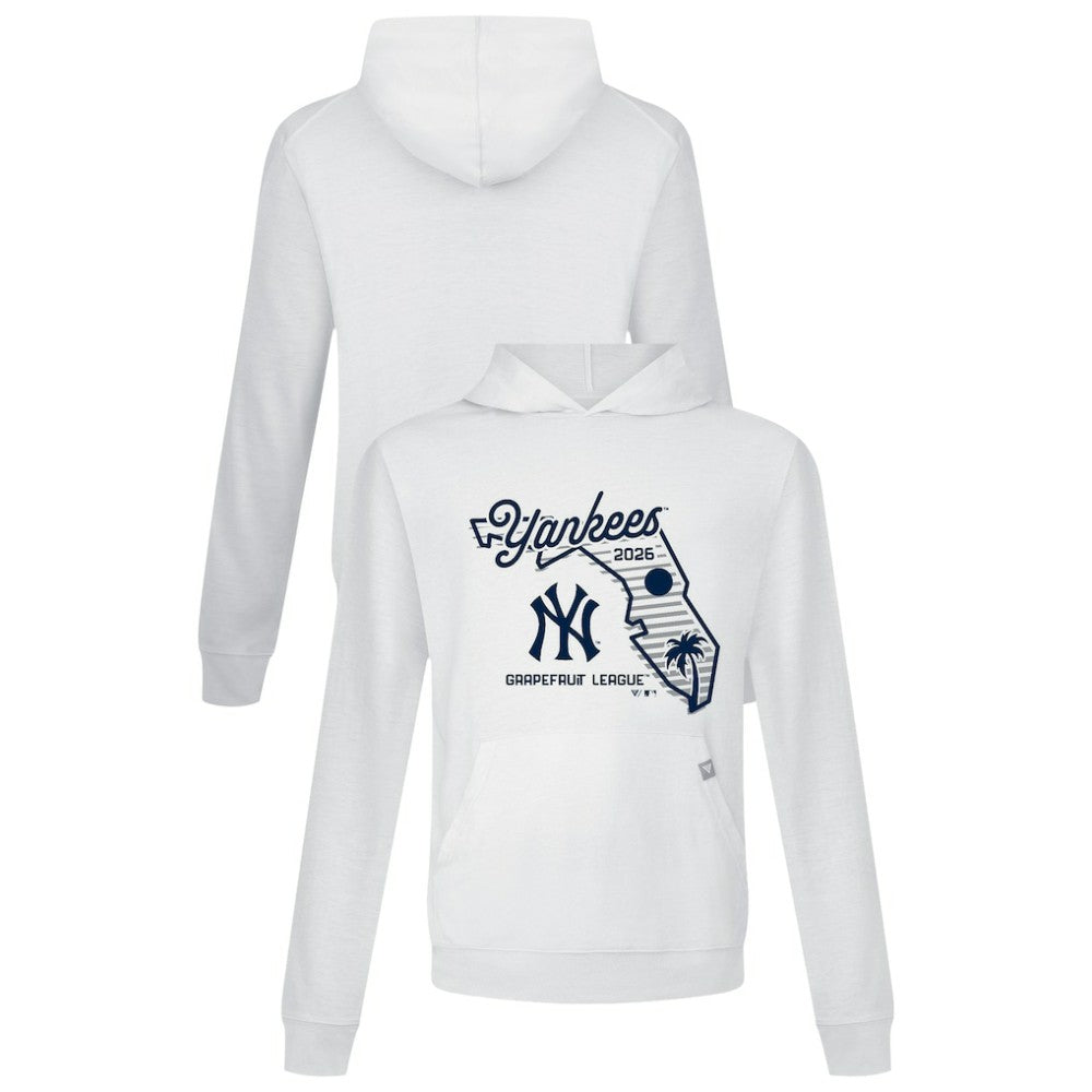 New York Yankees Levelwear Sunrise Relay Hoodie - White Hoodies