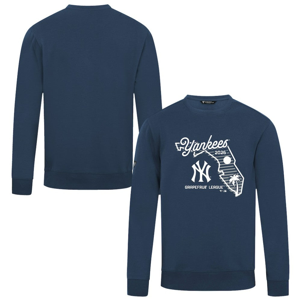 New York Yankees Levelwear Zane Sunrise Sweatshirt - Navy Sweatshirts