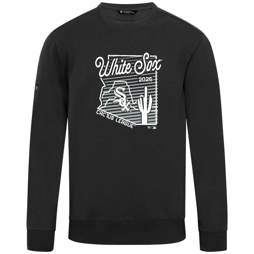Chicago White Sox Levelwear Zane Sunrise Sweatshirt - Black Sweatshirts