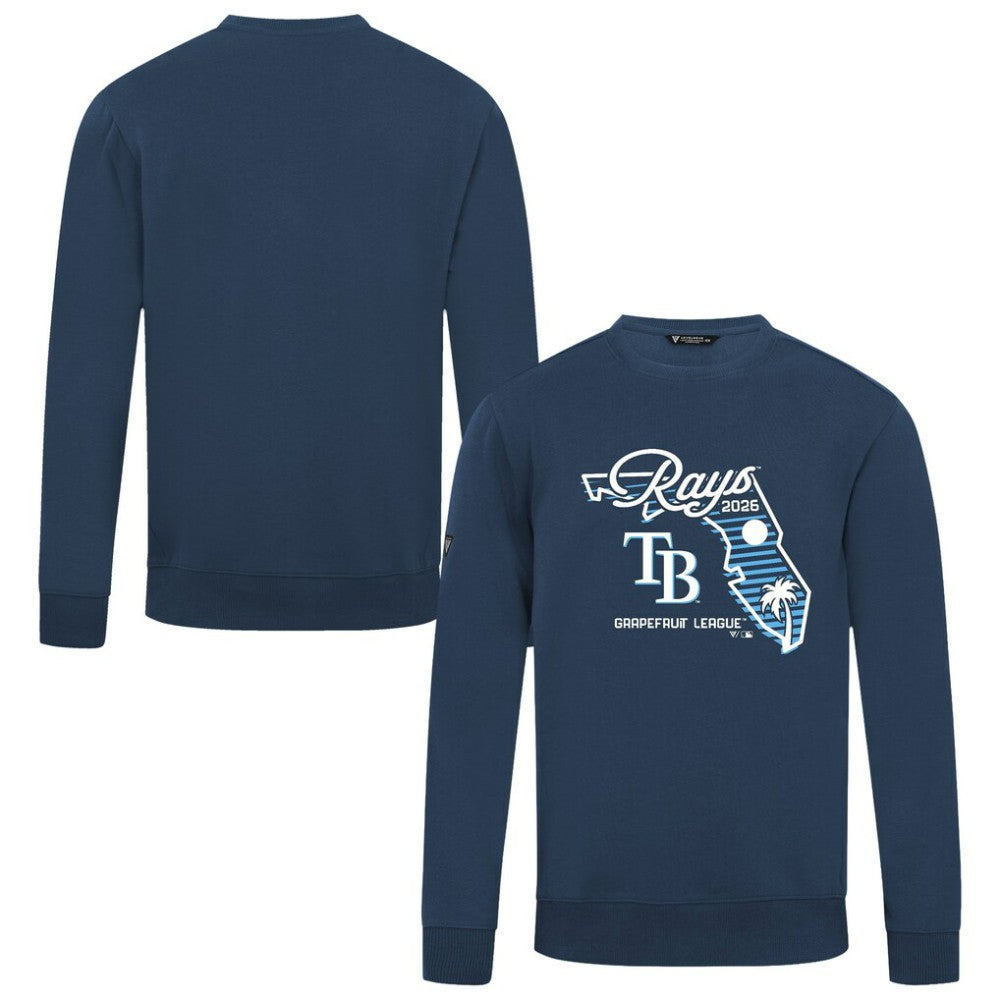 Tampa Bay Rays Levelwear Zane Sunrise Sweatshirt - Navy Sweatshirts