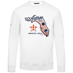 Houston Astros Levelwear Zane Sunrise Sweatshirt - White Sweatshirts