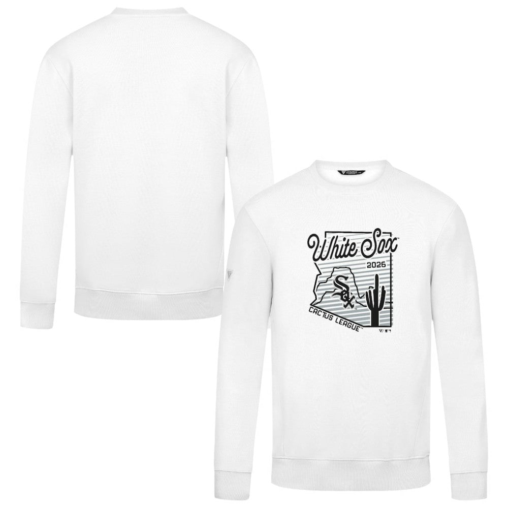Chicago White Sox Levelwear Zane Sunrise Sweatshirt - White Sweatshirts