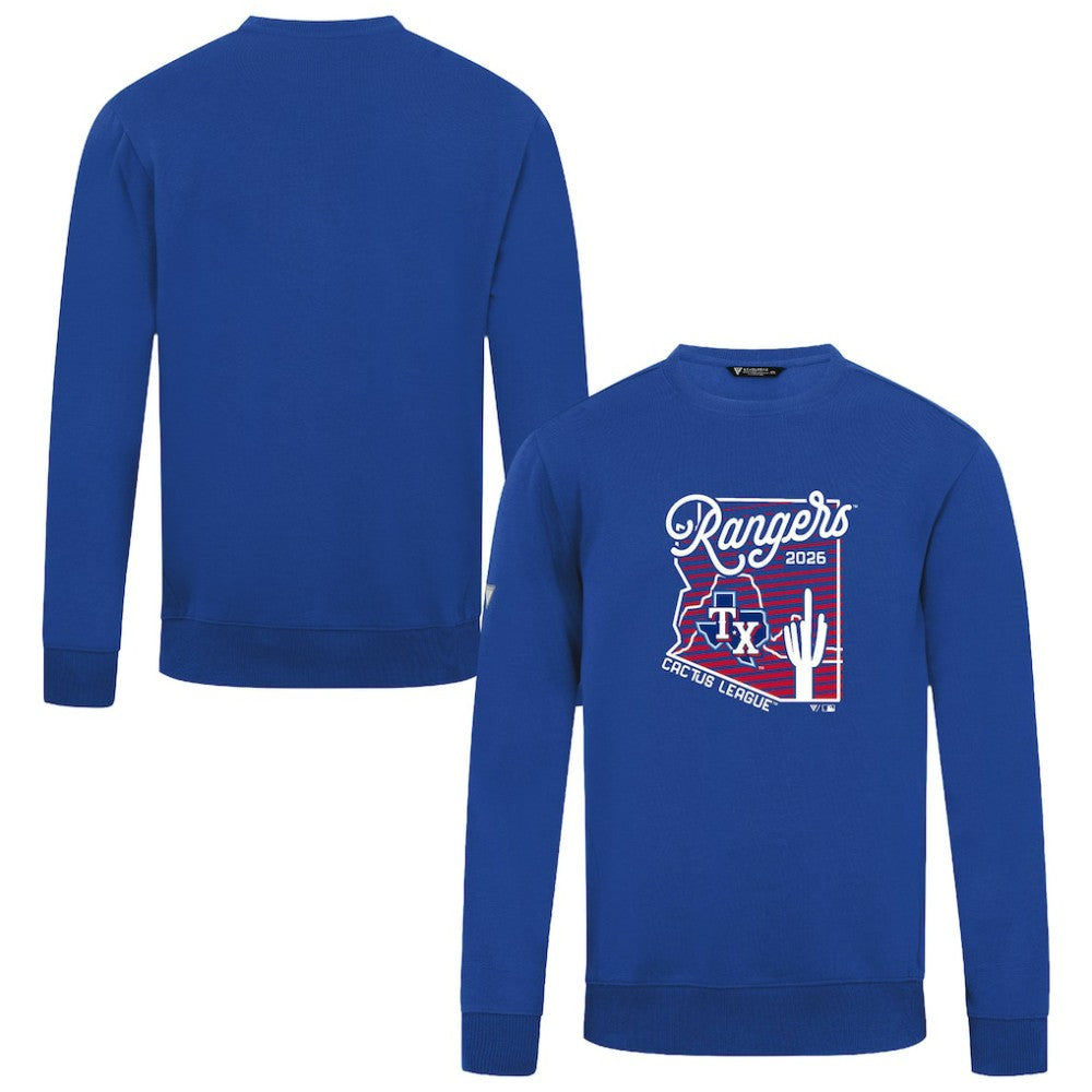 Texas Rangers Levelwear Zane Sunrise Sweatshirt - Royal Sweatshirts