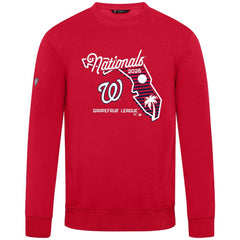 Washington Nationals Levelwear Zane Sunrise Sweatshirt - Red Sweatshirts