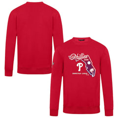 Philadelphia Phillies Levelwear Zane Sunrise Sweatshirt - Red Sweatshirts