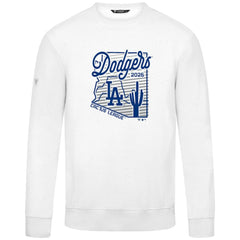 Los Angeles Dodgers Levelwear Zane Sunrise Sweatshirt - White Sweatshirts
