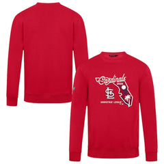 St. Louis Cardinals Levelwear Zane Sunrise Sweatshirt - Red Sweatshirts