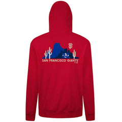 San Francisco Giants Levelwear Panoramic Podium Hoodie - Red Hoodies