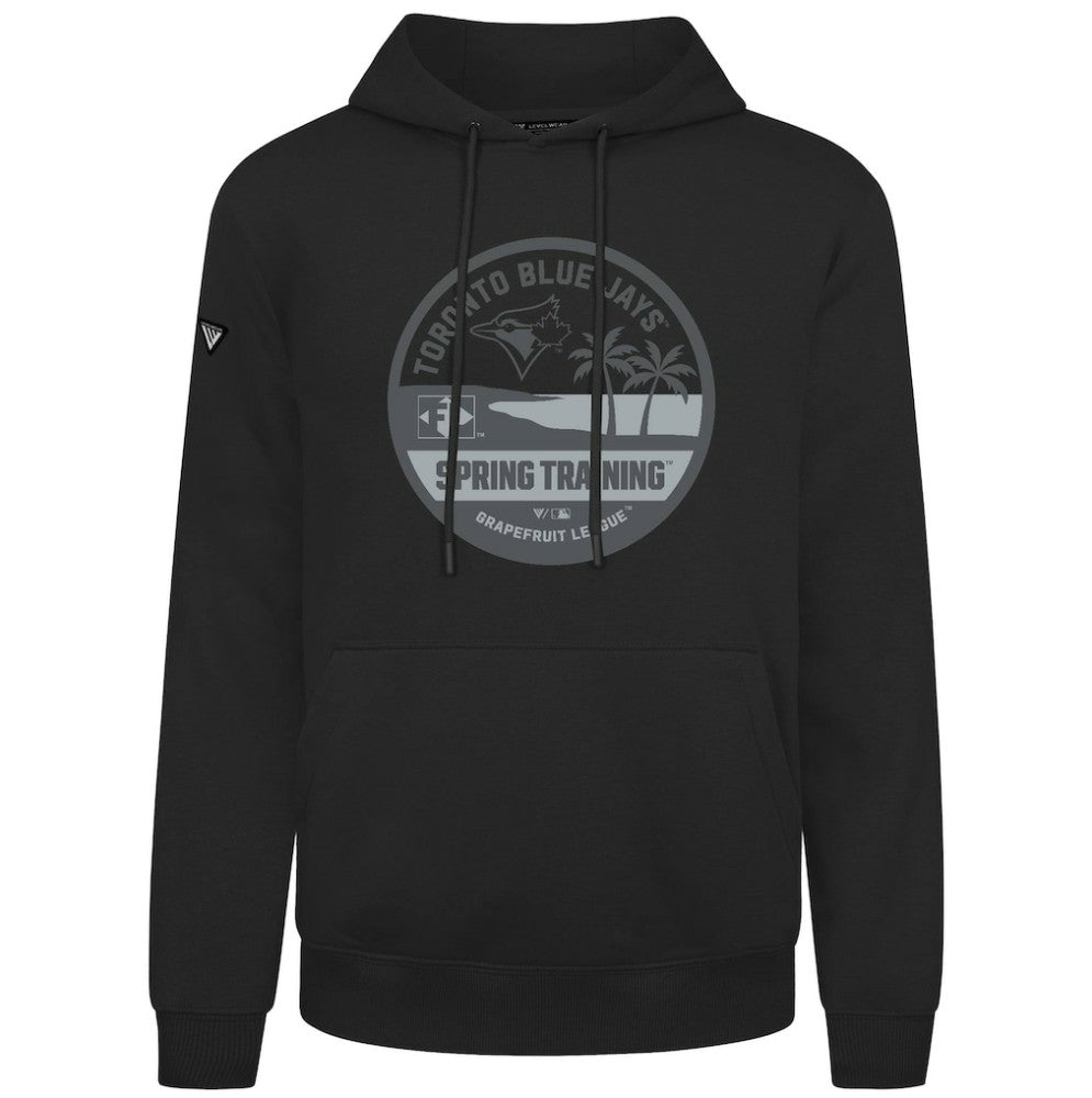 Toronto Blue Jays Levelwear Spring Badge Podium Hoodie - Black Hoodies