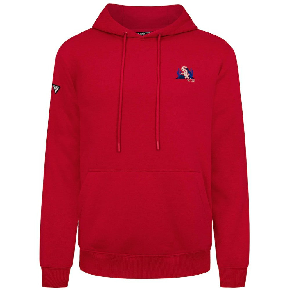 Chicago White Sox Levelwear Panoramic Podium Hoodie - Red Hoodies
